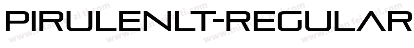 PirulenLt-Regular字体转换
