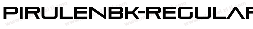 PirulenBk-Regular字体转换