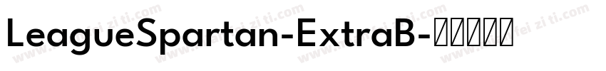 LeagueSpartan-ExtraB字体转换