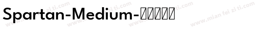 Spartan-Medium字体转换