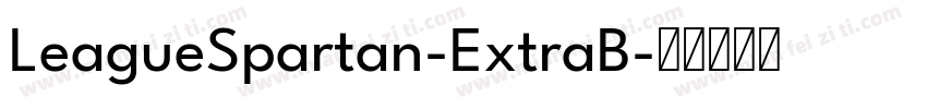 LeagueSpartan-ExtraB字体转换