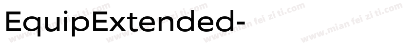 EquipExtended字体转换