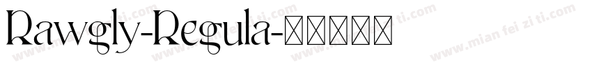 Rawgly-Regula字体转换