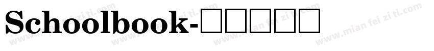 Schoolbook字体转换