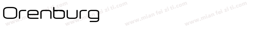 Orenburg字体转换