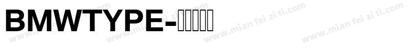 BMWTYPE字体转换