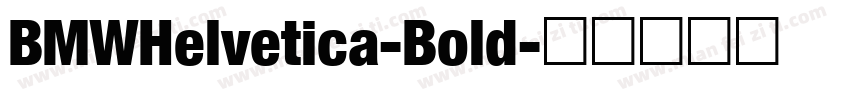 BMWHelvetica-Bold字体转换