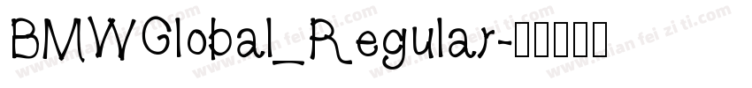 BMWGlobal_Regular字体转换