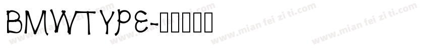 BMWTYPE字体转换