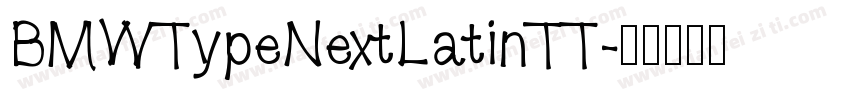 BMWTypeNextLatinTT字体转换
