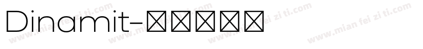 Dinamit字体转换