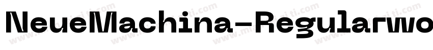NeueMachina-Regularwoff2字体转换