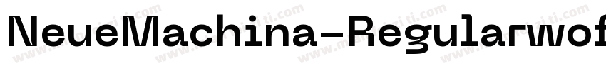 NeueMachina-Regularwoff2字体转换