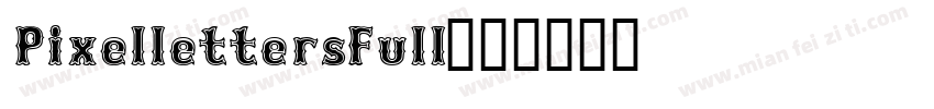 PixellettersFull字体转换