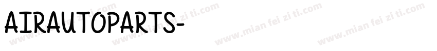 AIRAUTOPARTS字体转换