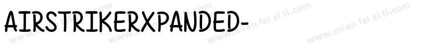 AIRSTRIKERXPANDED字体转换