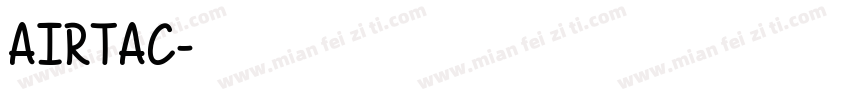 AIRTAC字体转换