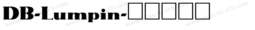 DB-Lumpin字体转换