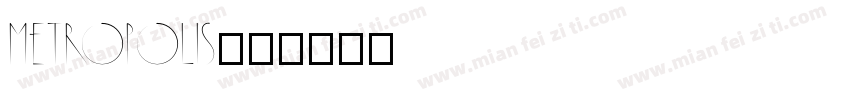 Metropolis字体转换