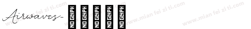 Airwaves字体转换