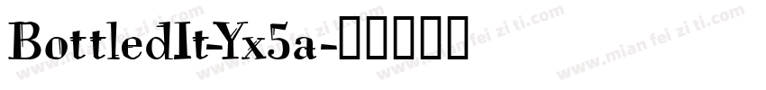BottledIt-Yx5a字体转换