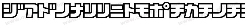 D3SkullismKatakanaBold-L34D字体转换