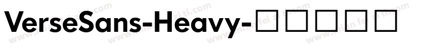 VerseSans-Heavy字体转换