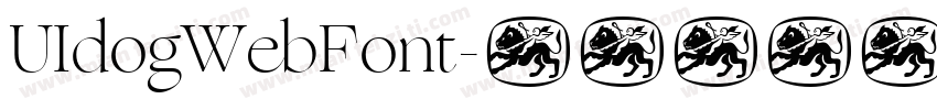UIdogWebFont字体转换