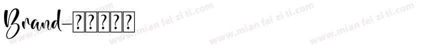 Brand字体转换