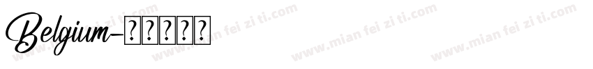 Belgium字体转换