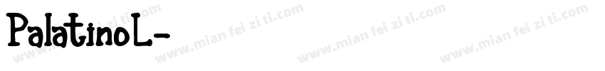PalatinoL字体转换
