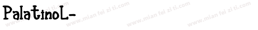 PalatinoL字体转换