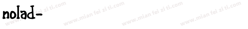 nolad字体转换