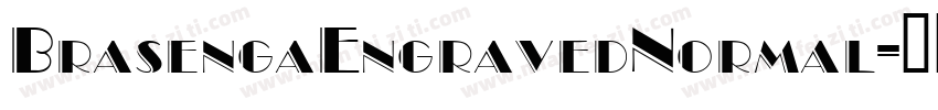 BrasengaEngravedNormal字体转换