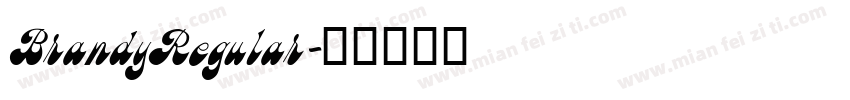 BrandyRegular字体转换
