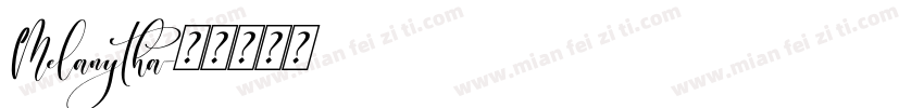 Melanytha字体转换