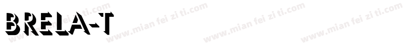 Brela-Thin字体转换