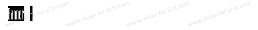 网页Banner字体字体转换