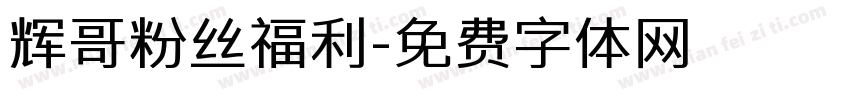 辉哥粉丝福利字体转换