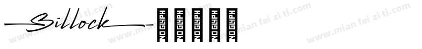 Billock字体转换
