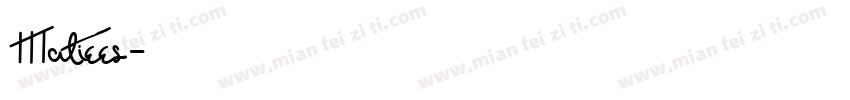 Matiees字体转换