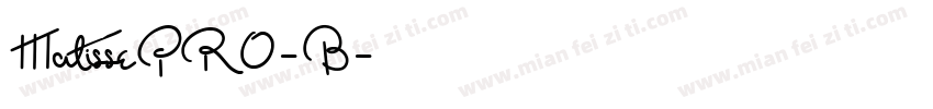 MatissePRO-B字体转换