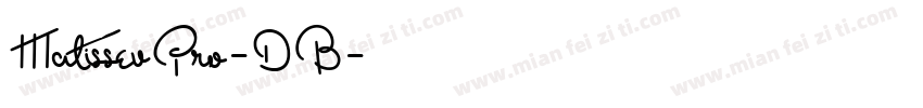 MatissevPro-DB字体转换
