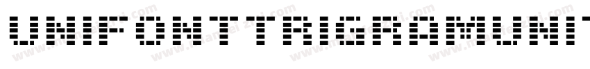 UnifontTrigramUnitedSans字体转换