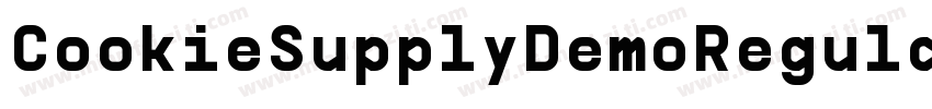CookieSupplyDemoRegular-oDPx字体转换