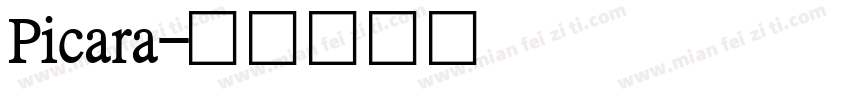 Picara字体转换