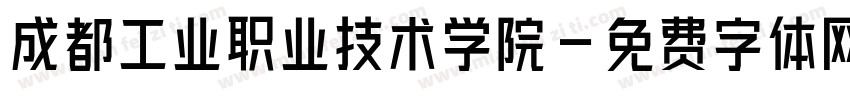 成都工业职业技术学院字体转换