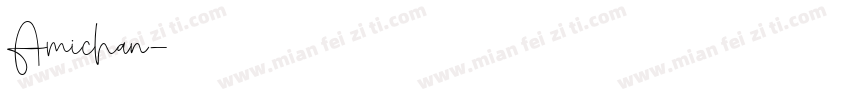 Amichan字体转换