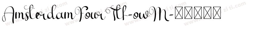 AmsterdamFourTtf-owM字体转换