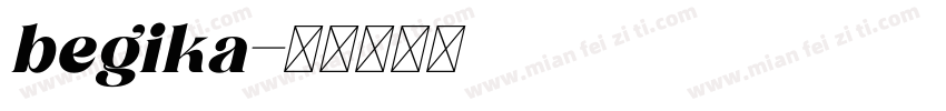 begika字体转换